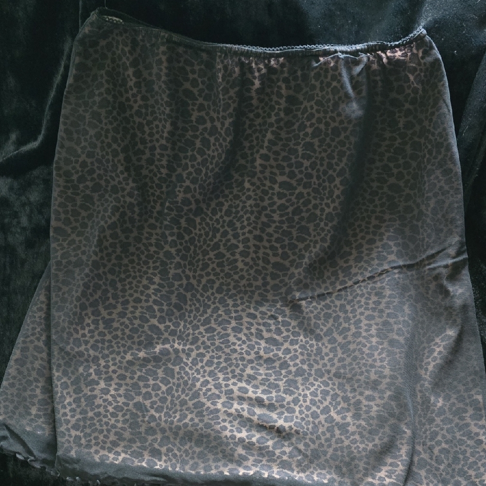 Chic Animal Print Skirt